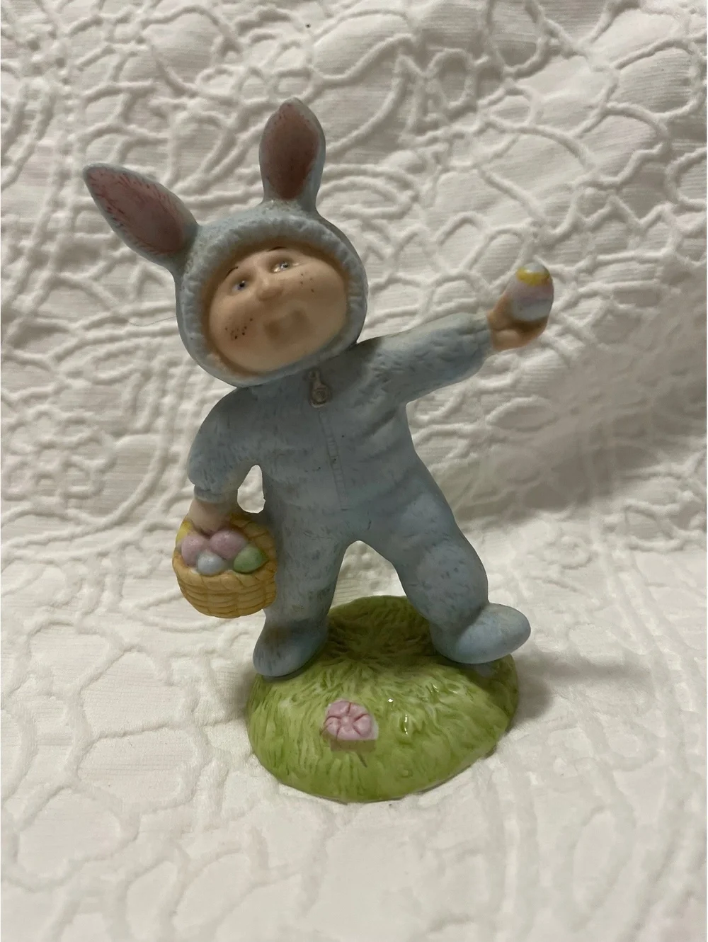 Vintage Cabage Patch Bunny costume figurine